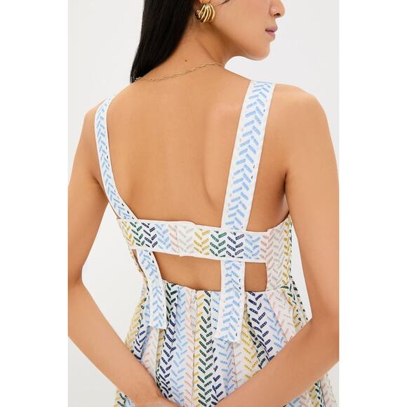 TUCKERNUCK Embroidered Lorenza Dress Size M NWT Retail $368 Tuckernuck - Picture 6 of 8